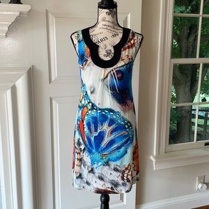 Shiloh 770 Under the Sea Sleeveless Shift Dress